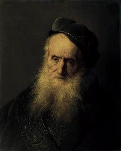 Jan Lievens - Study of an Old Man - WGA13006. Free illustration for personal and commercial use.