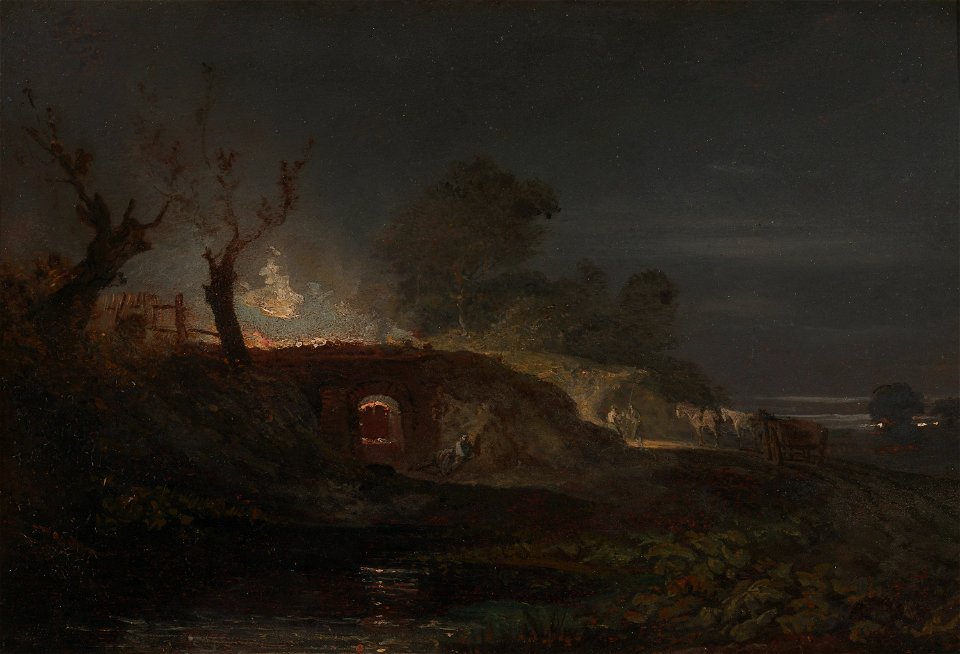 Limekiln at Coalbrookdale, by J. M. W. Turner