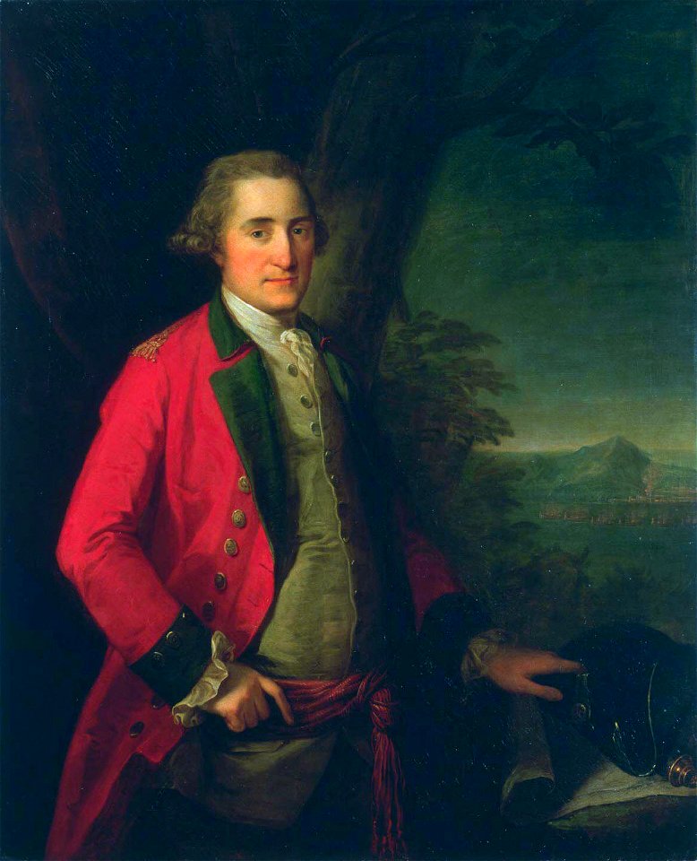 Lieutenant General James Cuninghame, by Angelica Kauffman