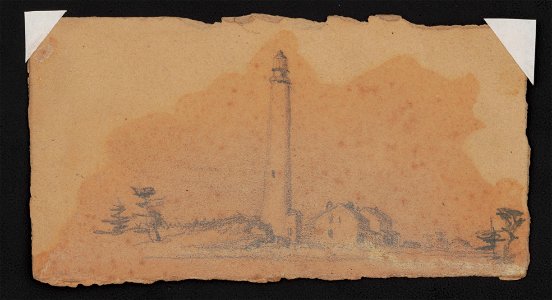 Lighthouse with outbuildings LCCN2016645615