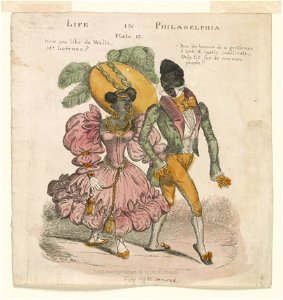 Life in Philadelphia. Plate 13 - Clay fecit 1829. LCCN2012647327