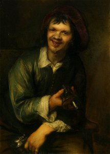 Jan Lievens & Jan Andrea Lievens - Portret van Jan Andrea Lievens als zinnebeeld op de Matigheid