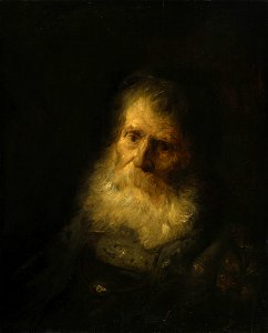 'A Tronie, The Head and Shoulders of an Old Bearded Man' by Jan Lievens. Free illustration for personal and commercial use.