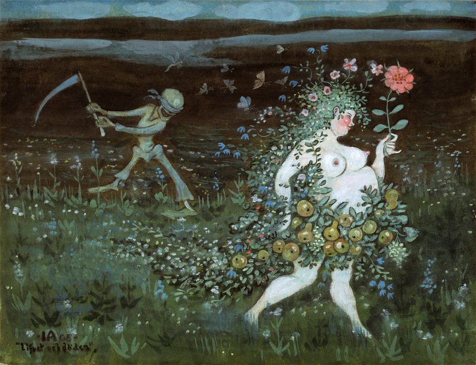 Life and Death (Ivar Arosenius) - Nationalmuseum - 24307