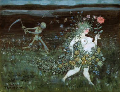Life and Death (Ivar Arosenius) - Nationalmuseum - 24307
