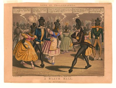 Life in Philadelphia. No. 10. A black ball LCCN2004670300