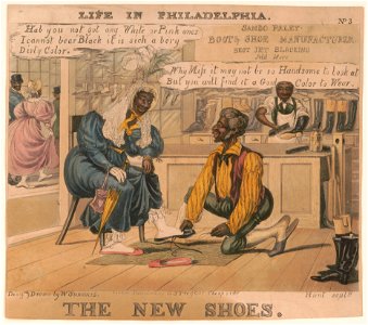 Life in Philadelphia. No. 3. The new shoes LCCN2004670253