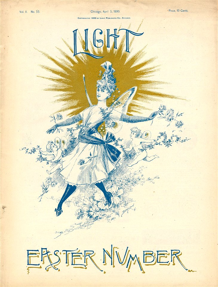 Light, Vol. 2, No. 33 (April 5, 1890) cover