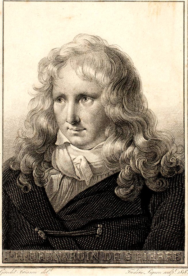 Lignon-Anne-Louis Girodet-Trioson-Portrait de Jacques-Henri Bernardin de Saint-Pierre