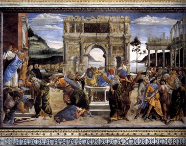Life of Moses - Botticelli - Sistine Chapel