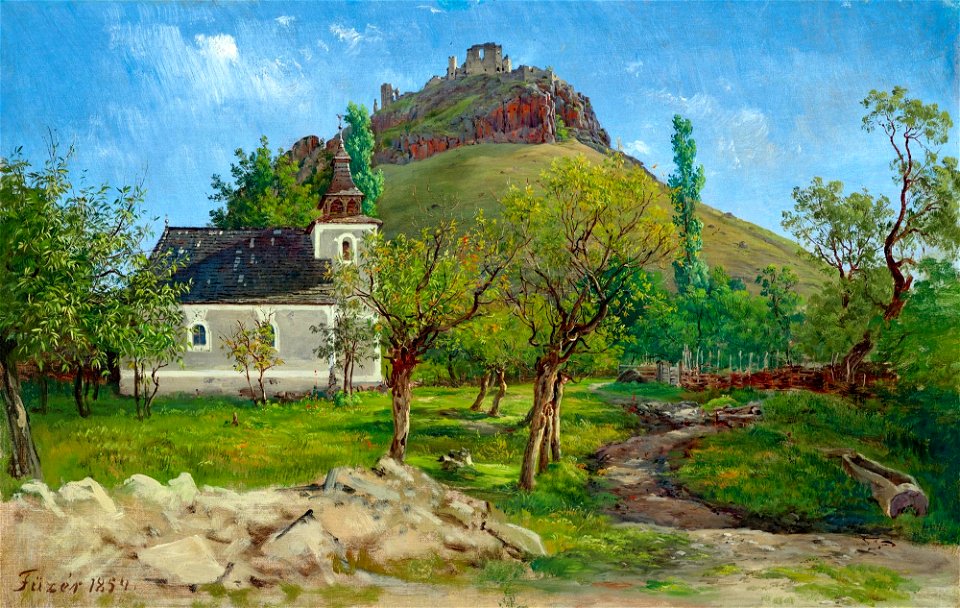 Ligeti Antal - 1854 - Füzér vára