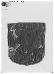 Liflands vapen, broderat för begravningsbanér till Karl X Gustavs begravning den 4 november 1660 - Livrustkammaren - 61704-negative. Free illustration for personal and commercial use.