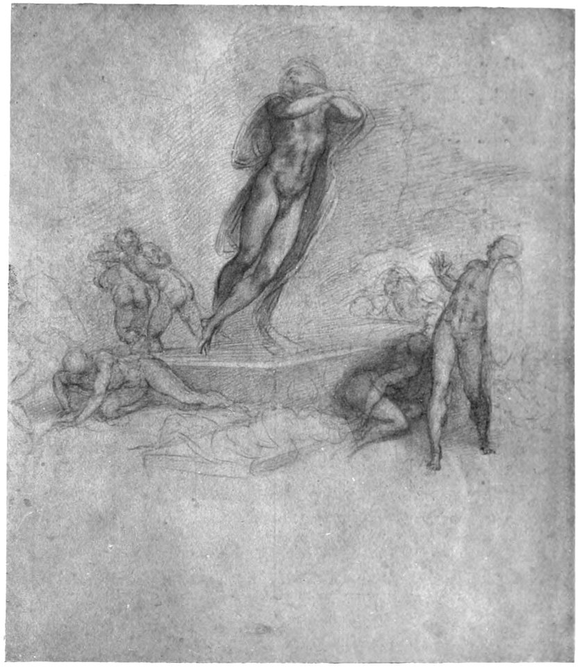 Life of Michael Angelo, 1912 - The Resurrection (British Museum)