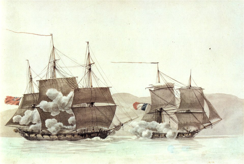 Ligurienne vs HMS Petrel-Antoine Roux-p63