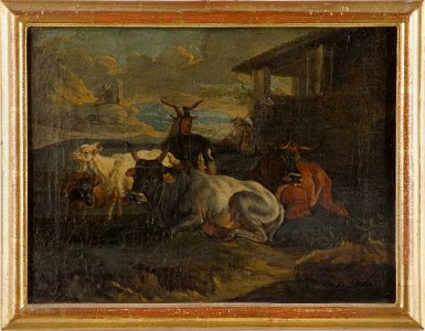 Liggande boskap (Ernestine von Grisheim) - Nationalmuseum - 15997
