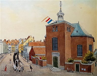 Lijkstoet Sint Pieterstraat, Maastricht (Ph v Gulpen, 1845) (cropped)