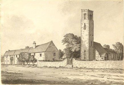 Lincoln St Peter at Gowts by Samuel Hieronymus Grimm 1784. Free illustration for personal and commercial use.