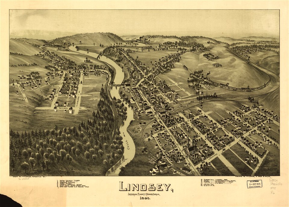 Lindsey, Jefferson County, Pennsylvania. LOC 76693465