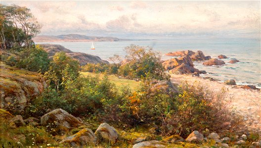 Lindholm Sailboat by the coast