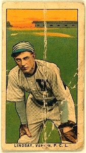 Lindsay, Vernon Team, baseball card portrait LCCN2008677352
