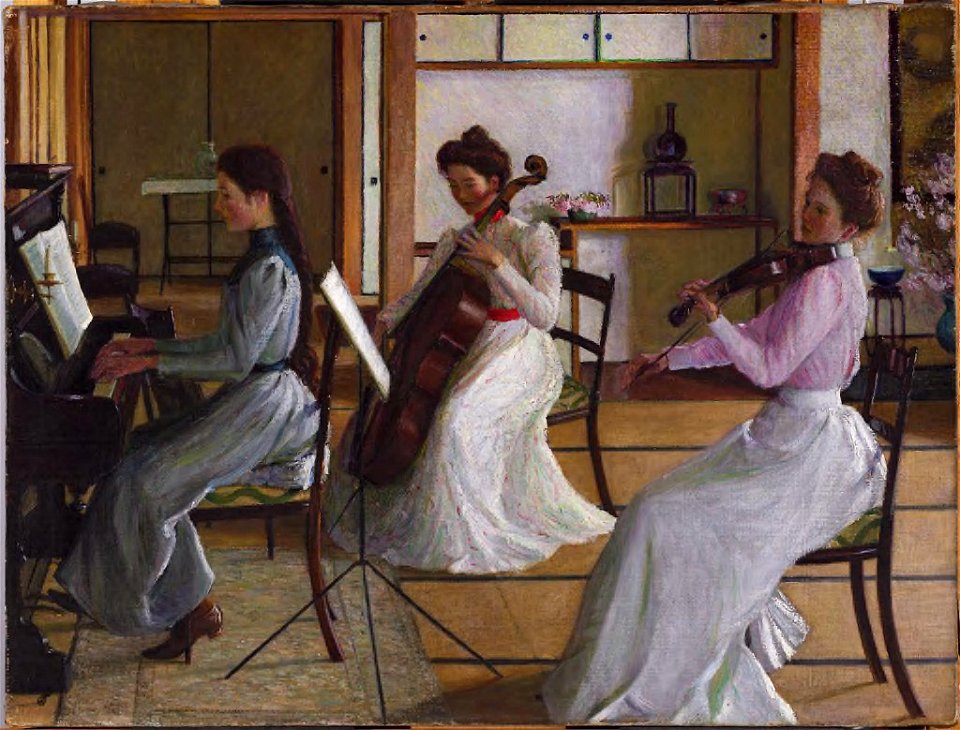 Lilla Cabot Perry - The Trio, Tokyo, Japan - 1952.117 - Fogg Museum