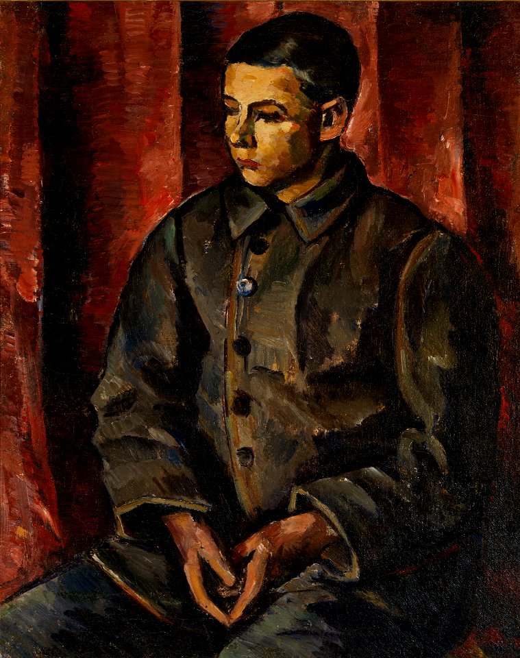 Lindforss, Anton - Seated boy - Google Art Project