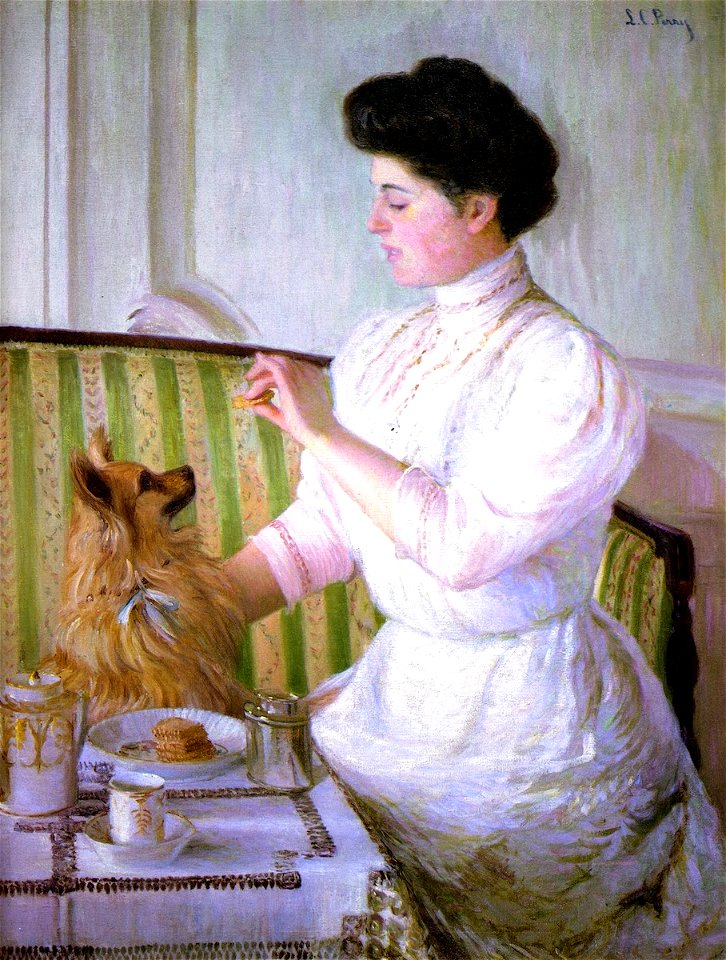 Lilla Cabot Perry - Lady at the Tea Table