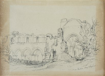 Lines family sketchbook - Buildwas Abbey, Shropshire