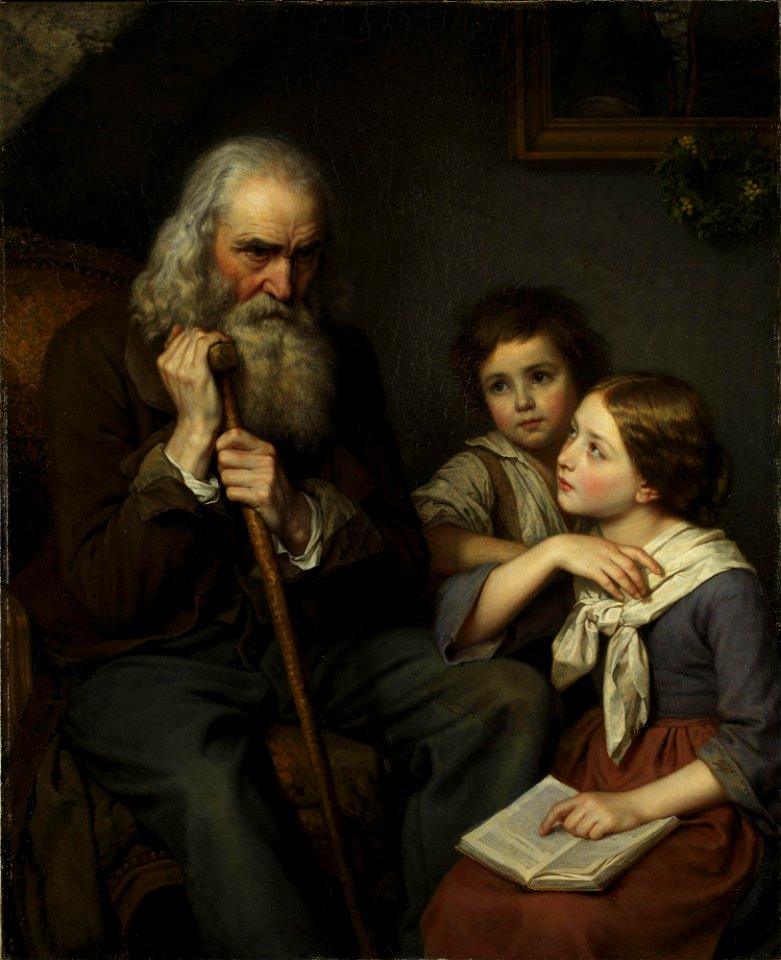 Amalie Lindegren - The Orphans - NG.M.00202 - National Museum of Art, Architecture and Design