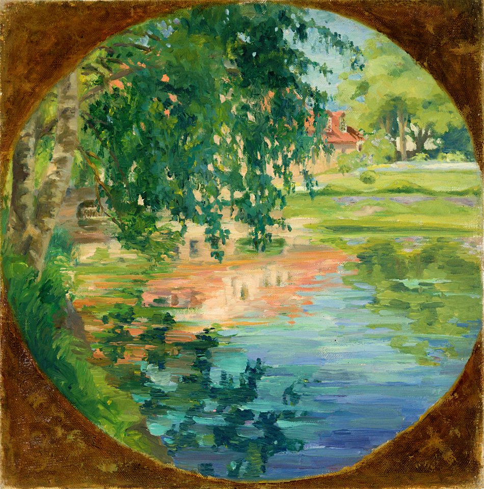 Lily Walther. Riverside Landscape. TKM 0541M