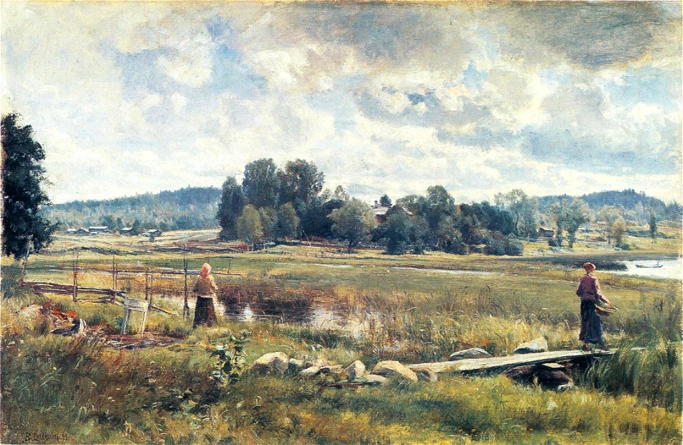 Lindholm, Maisema Hämeestä