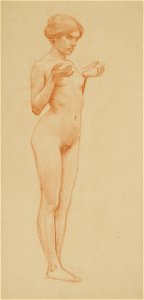 Lipinsky Sigmund -Stehender weiblicher Akt