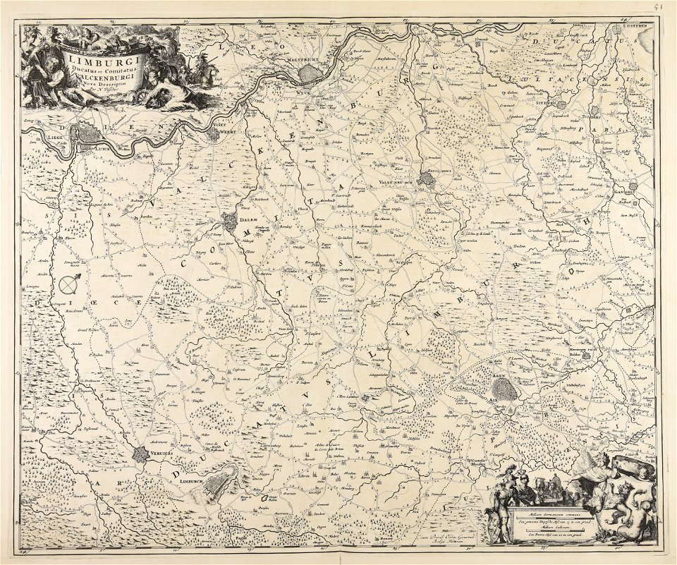 Limburgi ducatus et comitatus Valckenburgi nova descriptio - CBT 6611121