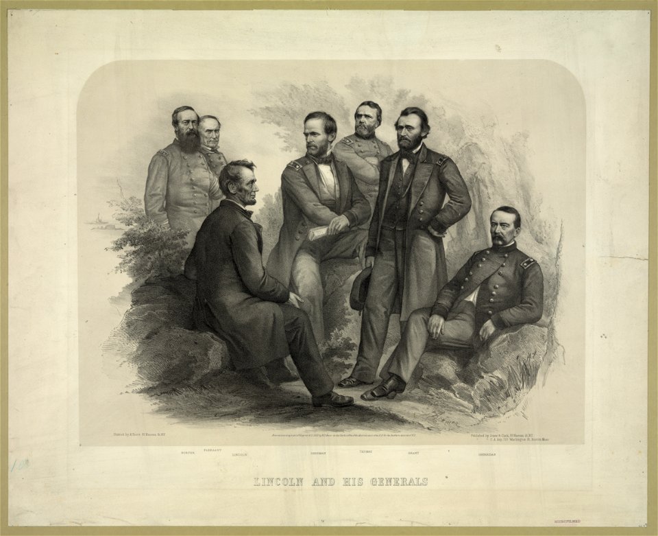 Lincoln and his generals LCCN2009633824