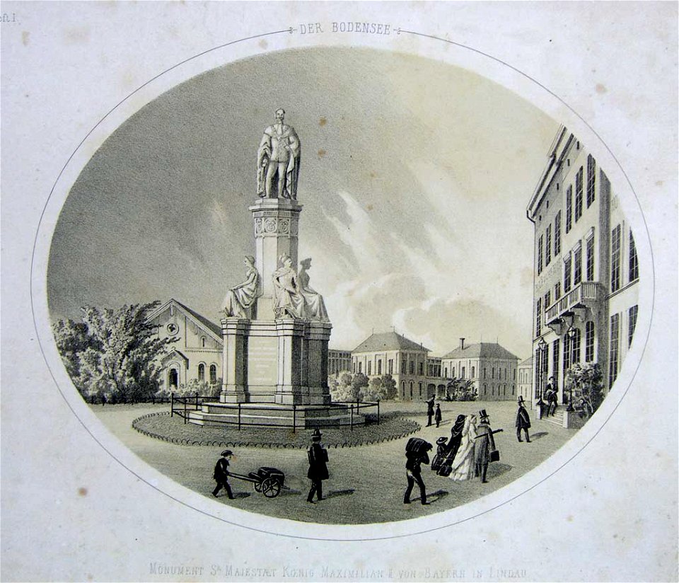 Lindau Das Maximilians-Denkmal