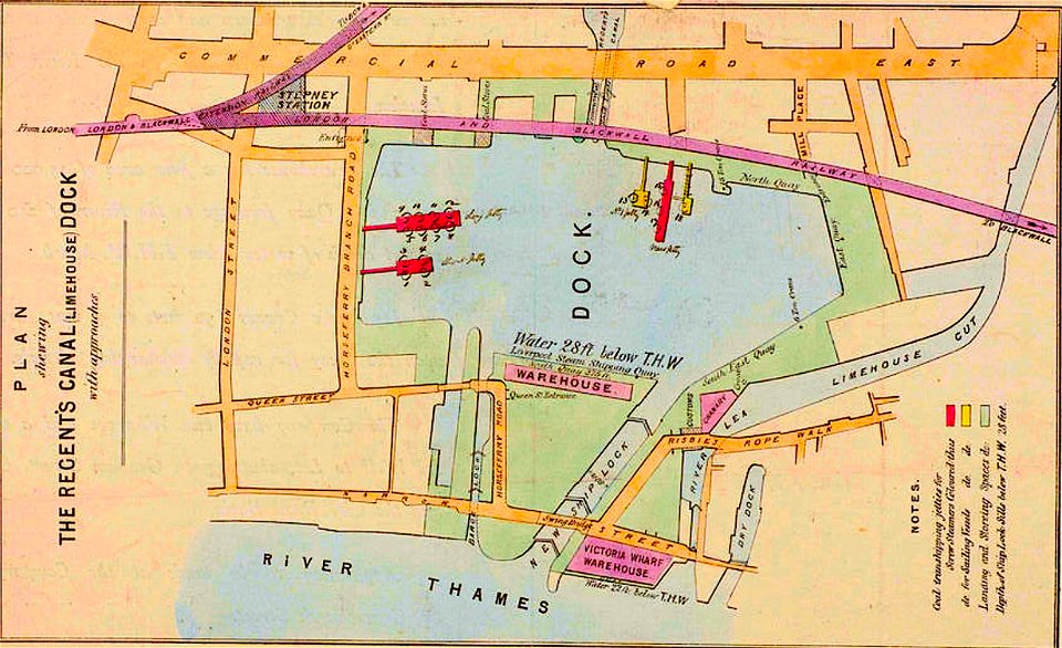 Limehouse Dock c.1880