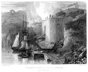 Limekilns at Southwick on the Wear engraving by William Miller after Edward Swinburne