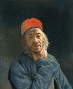 Liotard - Autoportrait, dit la main au menton, vers 1770, 1925-0005