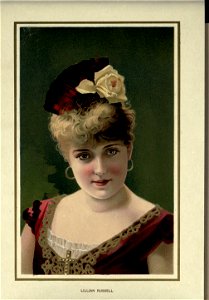 Lillian Russell - Costumes of All Nations. W. Duke, Sons & Co