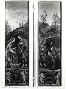 Lippi Filippino - Maestro della leggenda di sant'Orsola - Cristo e la Samaritana al pozzo, Noli me tangere, Angelo con velo della Veronica, 413692 gw