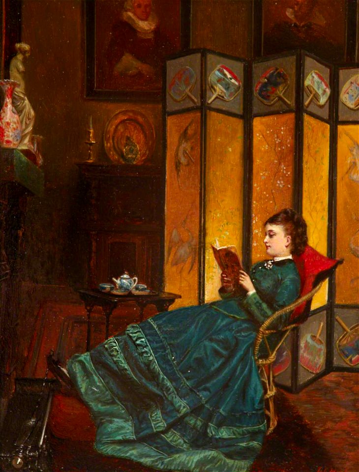 Lionel Charles Henley (b.1843) - 'A Quiet Half-Hour' - 1530134 - National Trust