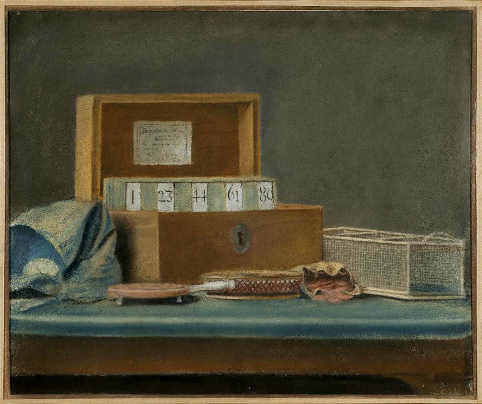 Liotard - Nature morte au jeu de loto, entre 1760 et 1771, D 1997-0012