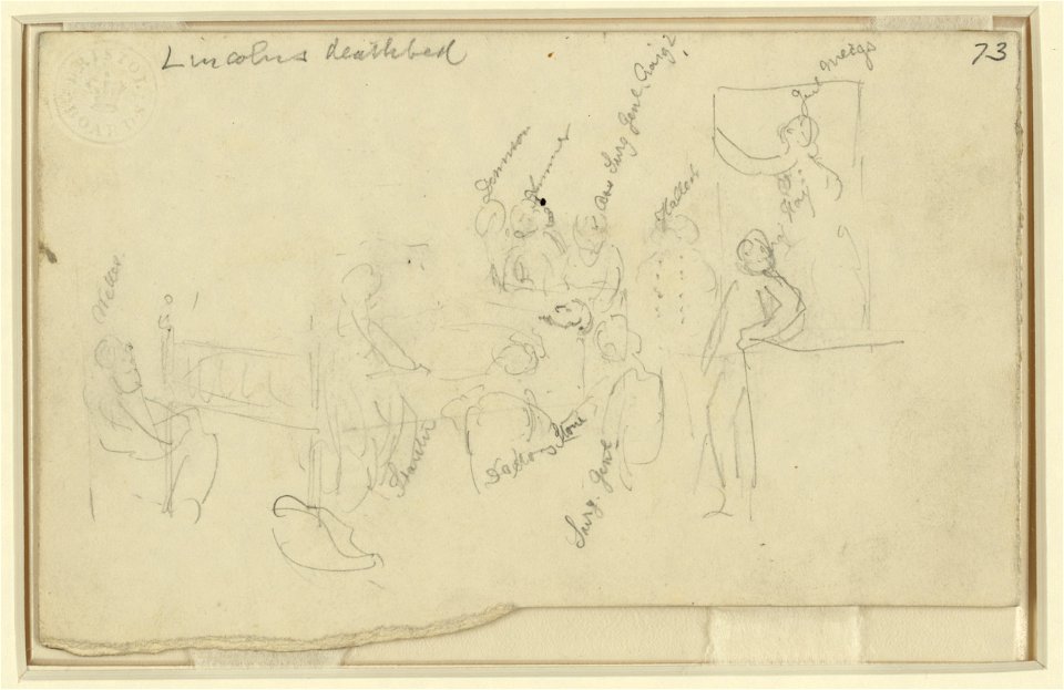 Lincoln's deathbed LCCN2004661188