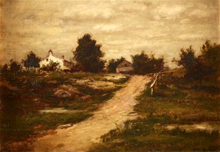 Farmhouse on a Hill by Charles Linford