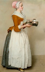 Jean-Etienne Liotard - Das Schokoladenmädchen (ca. 1744)
