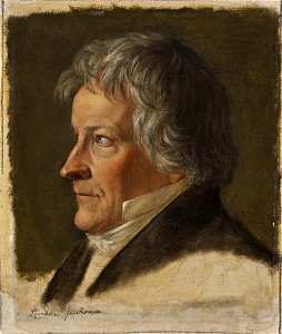 Dietrich Wilhelm Lindau - Portrait of Thorvaldsen (1827)