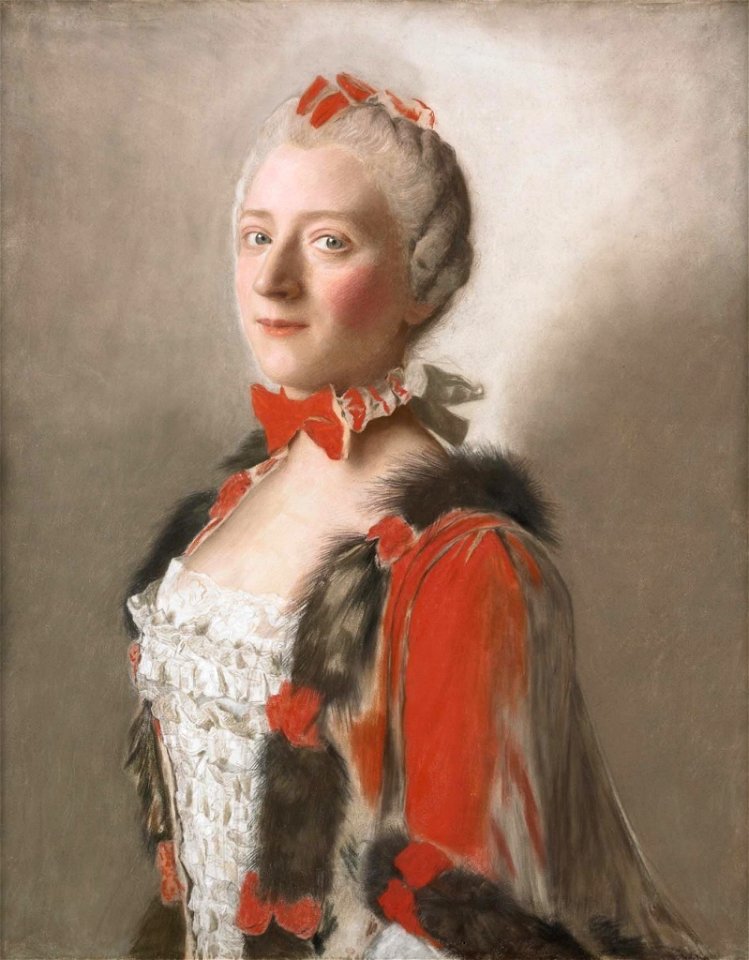 Liotard - Bildnis einer Hofdame, 1750, D1269
