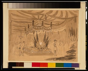 Lincoln's coffin in the City Hall, Chicago LCCN2004661349