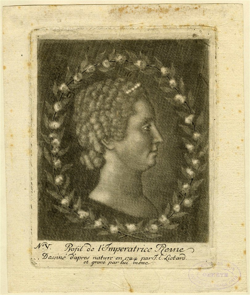 Liotard - Marie-Thérèse d'Autriche, 1744, SDA 000271