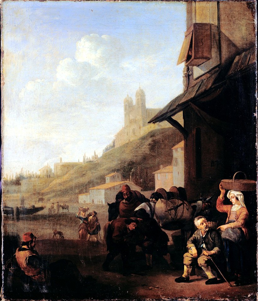 Lingelbach, Jan - Roman Blackmith's Shop - Google Art Project